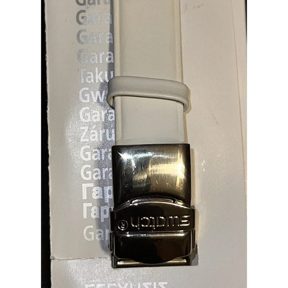 Swatch‎ Irony Stainless Steel Watch White Leather Strap Silver Dial Swiss Made